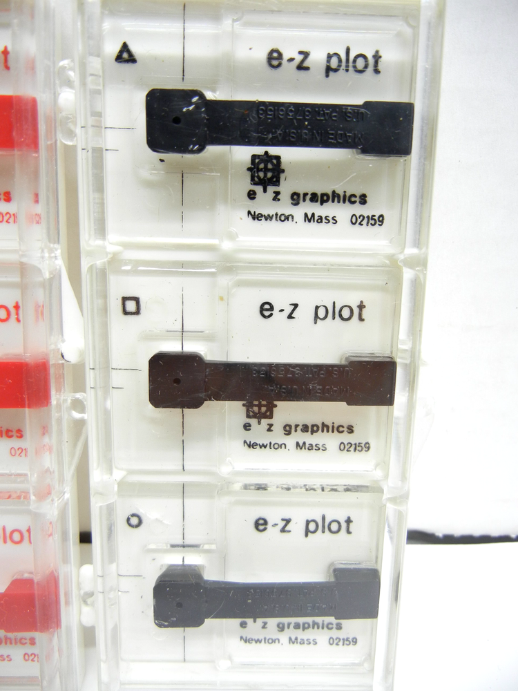 E-z Plot EZ Graphics Newton Mass Graphic Tool Mapmaking Drafting RED/BLACK