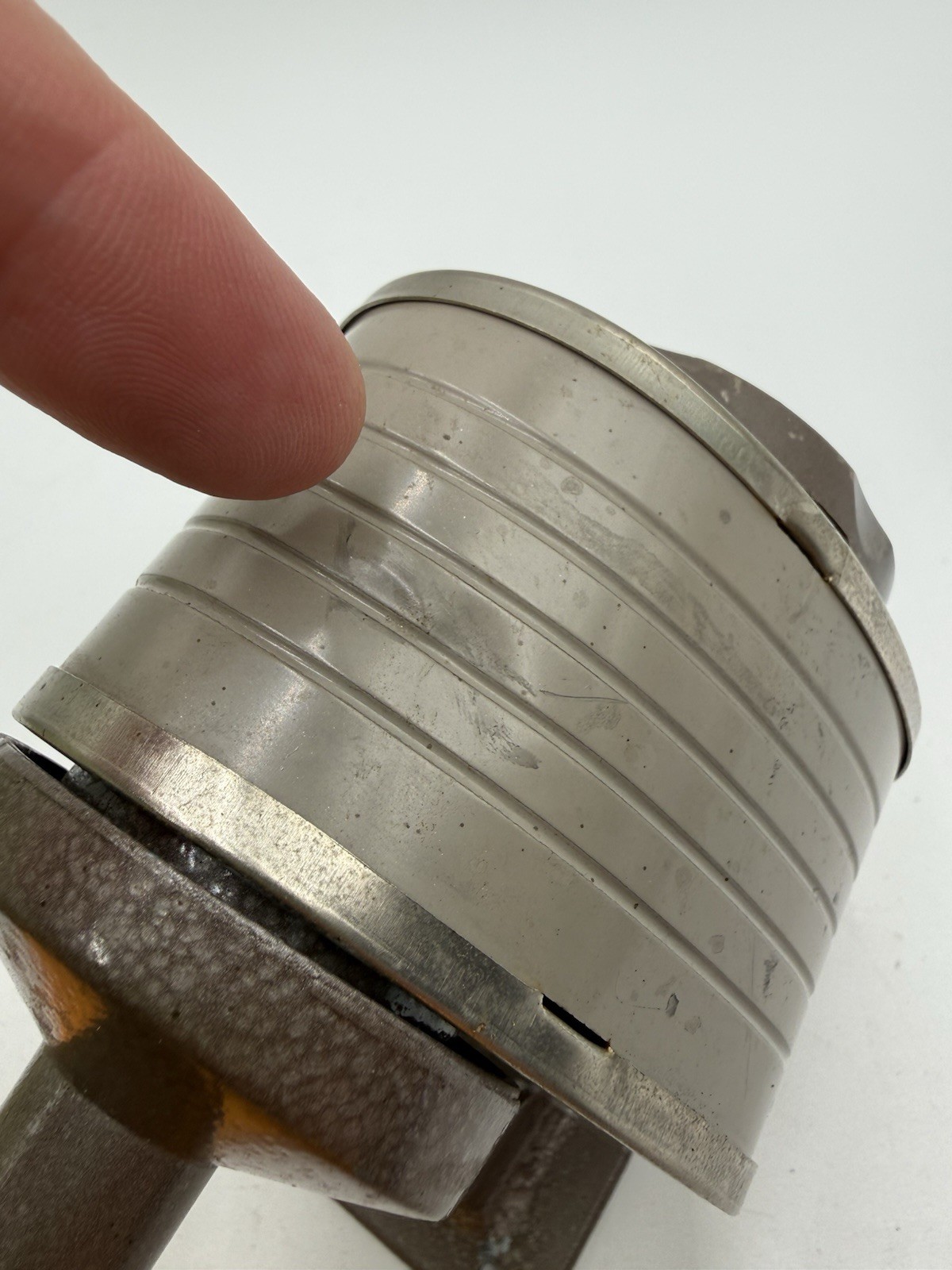 Vtg Berol Giant APSCO 6 Hole Pencil Sharpener Wall Mount Mid-Century USA