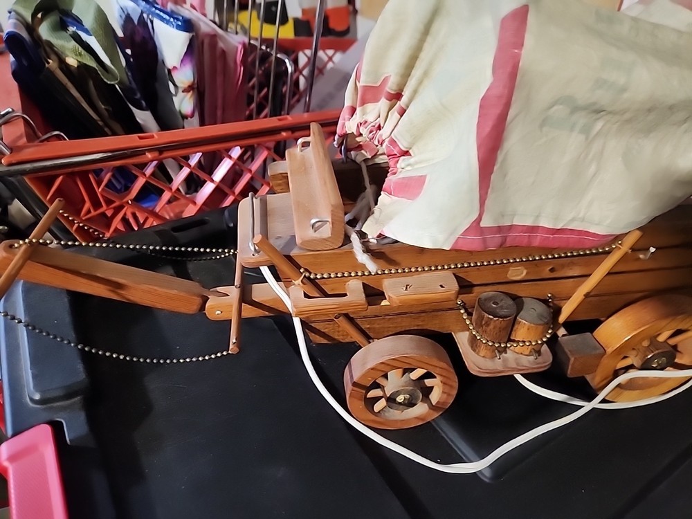 Budweiser Wagon Light And Clock