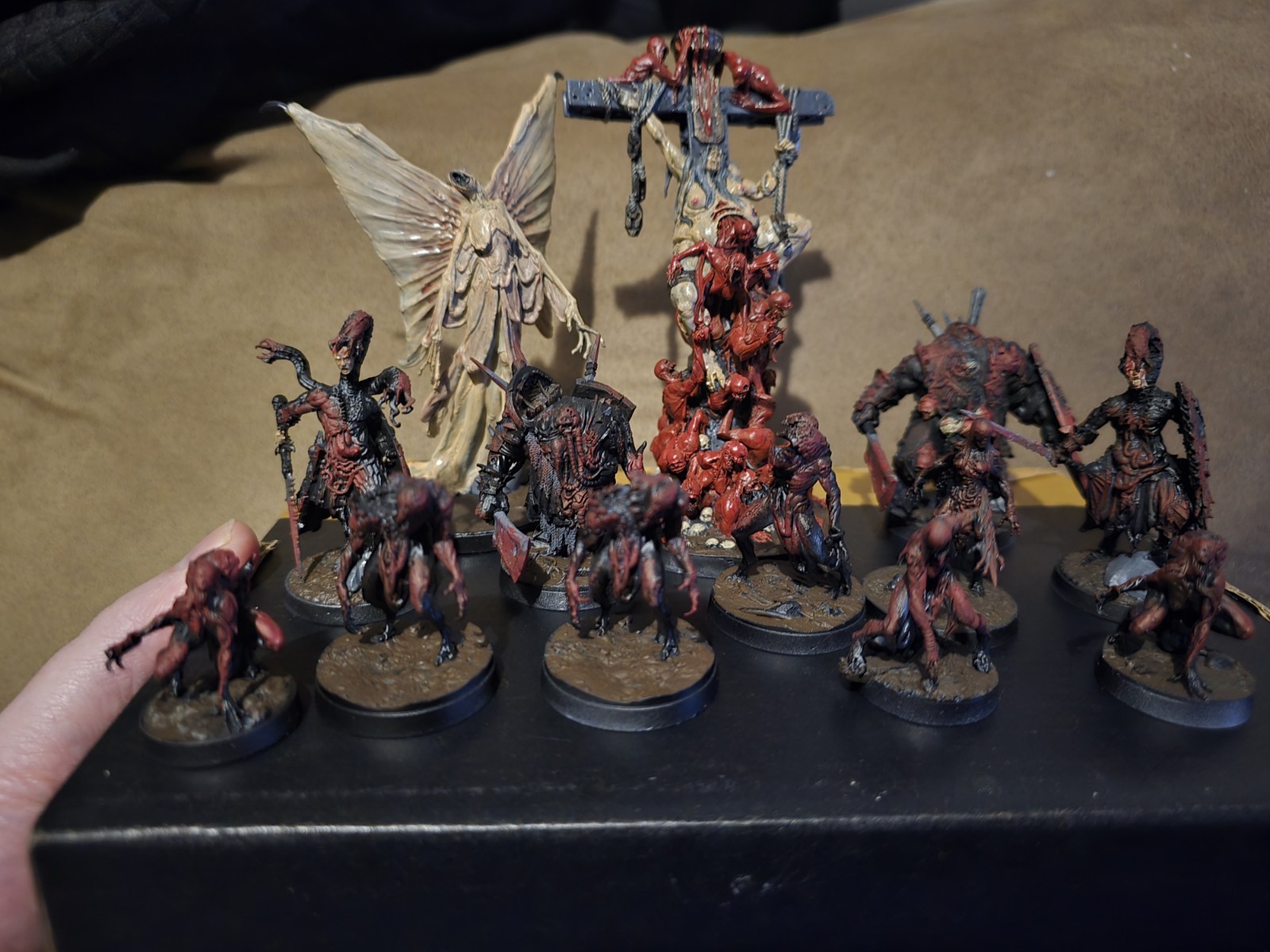 Trench Crusade The Great Hunger  Warband Painted/Based/Magnetized.