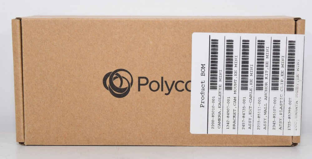 New Polycom Eagle Eye Mini USB Camera with Mount Kit 7200-84990-001