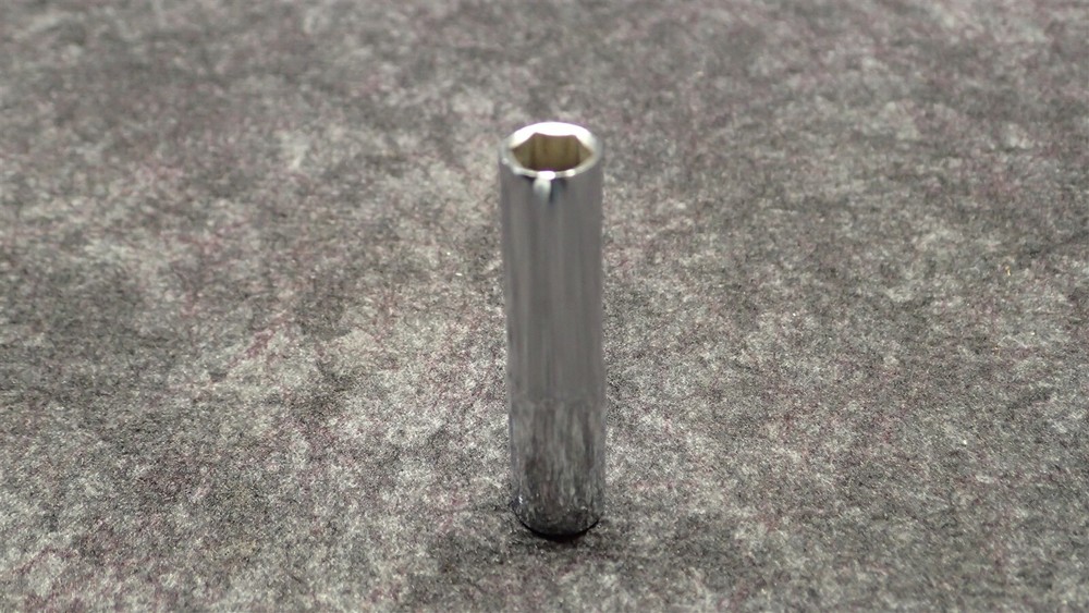 WILLIAMS 1/4" Drive, 9/32" Deep Hand Socket, 6 Points, Chrome Finish M-609