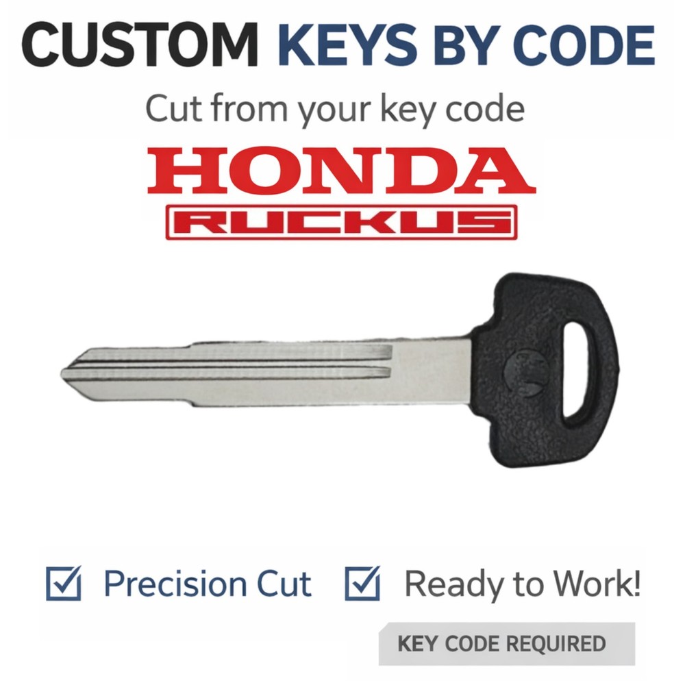Honda Ruckus Keys Replacement Key Cut by Code C00-C99 D00-D99