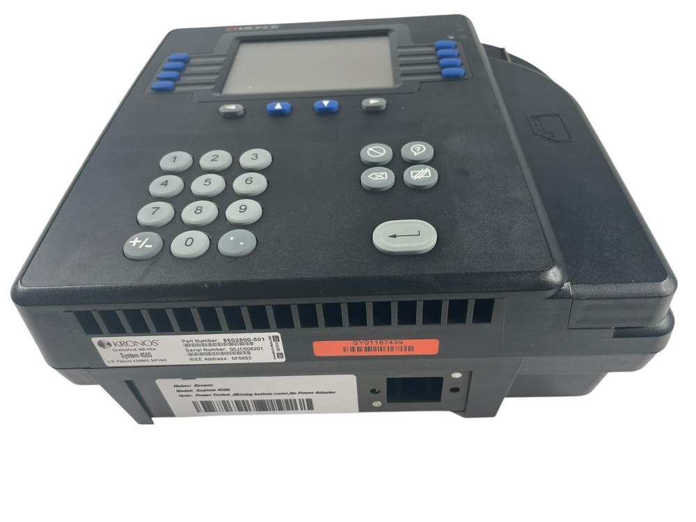 KRONOS 4500 System Digital Time Clock switching