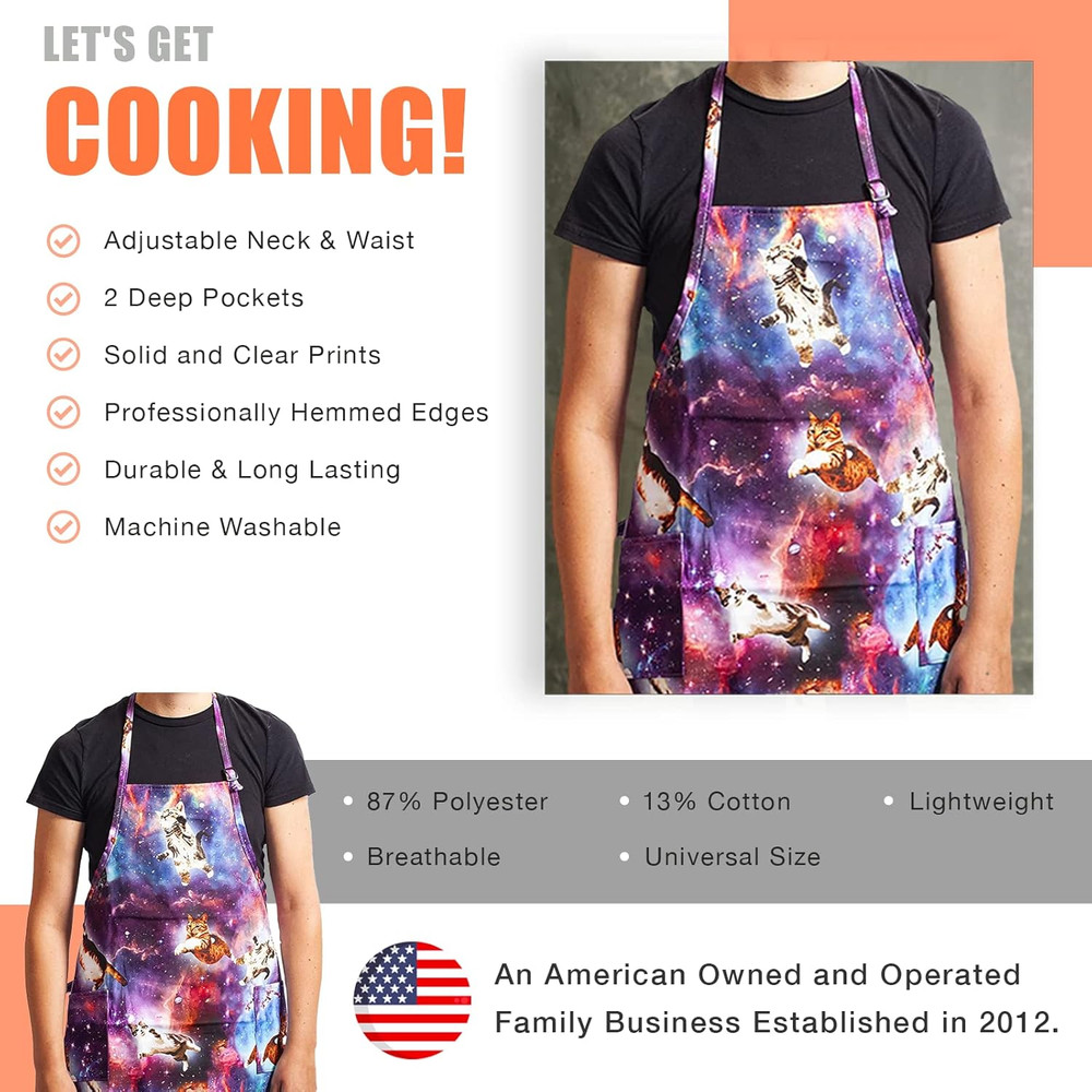 Adjustable Apron with Pockets