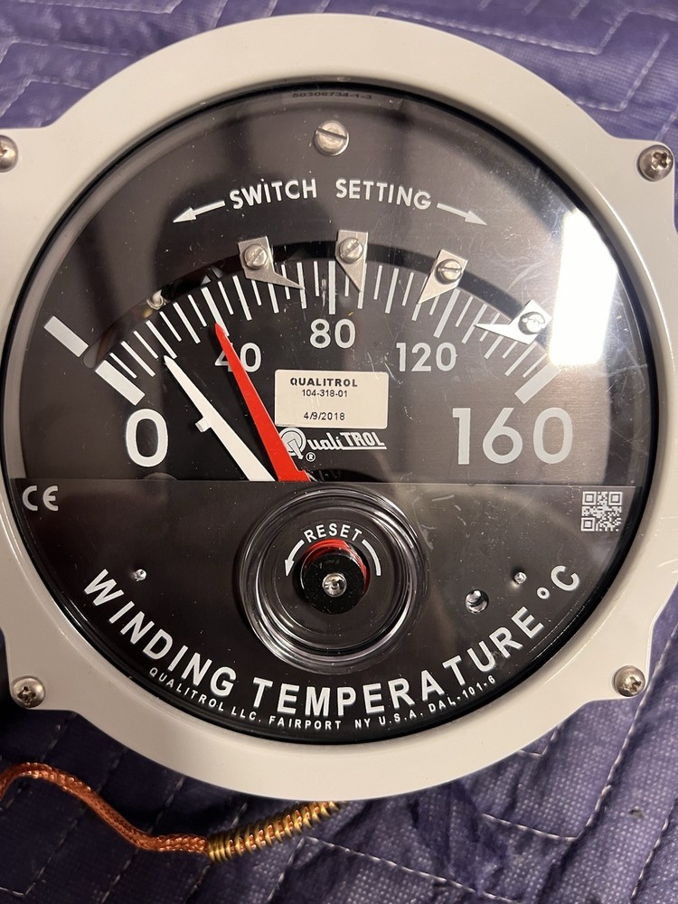 QUALITROL 104-381-01 WINDING TEMPERATURE THERMOMETER