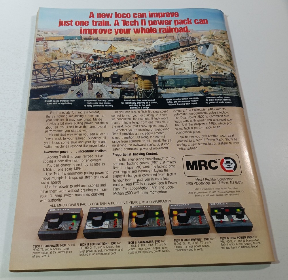 Model Railroader Magazine (December, 1989)