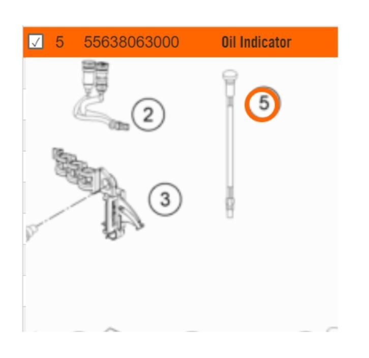 NEW OEM KTM OIL INDICATOR 150 250 300 XC-W XC TPI ERZBERG TE TX EX 55638063000