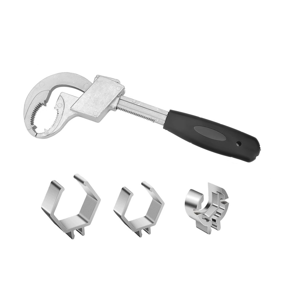Multi-Function Sink Wrench Set Adjustable 27-80mm For Plumbing Pipe Nut Tool