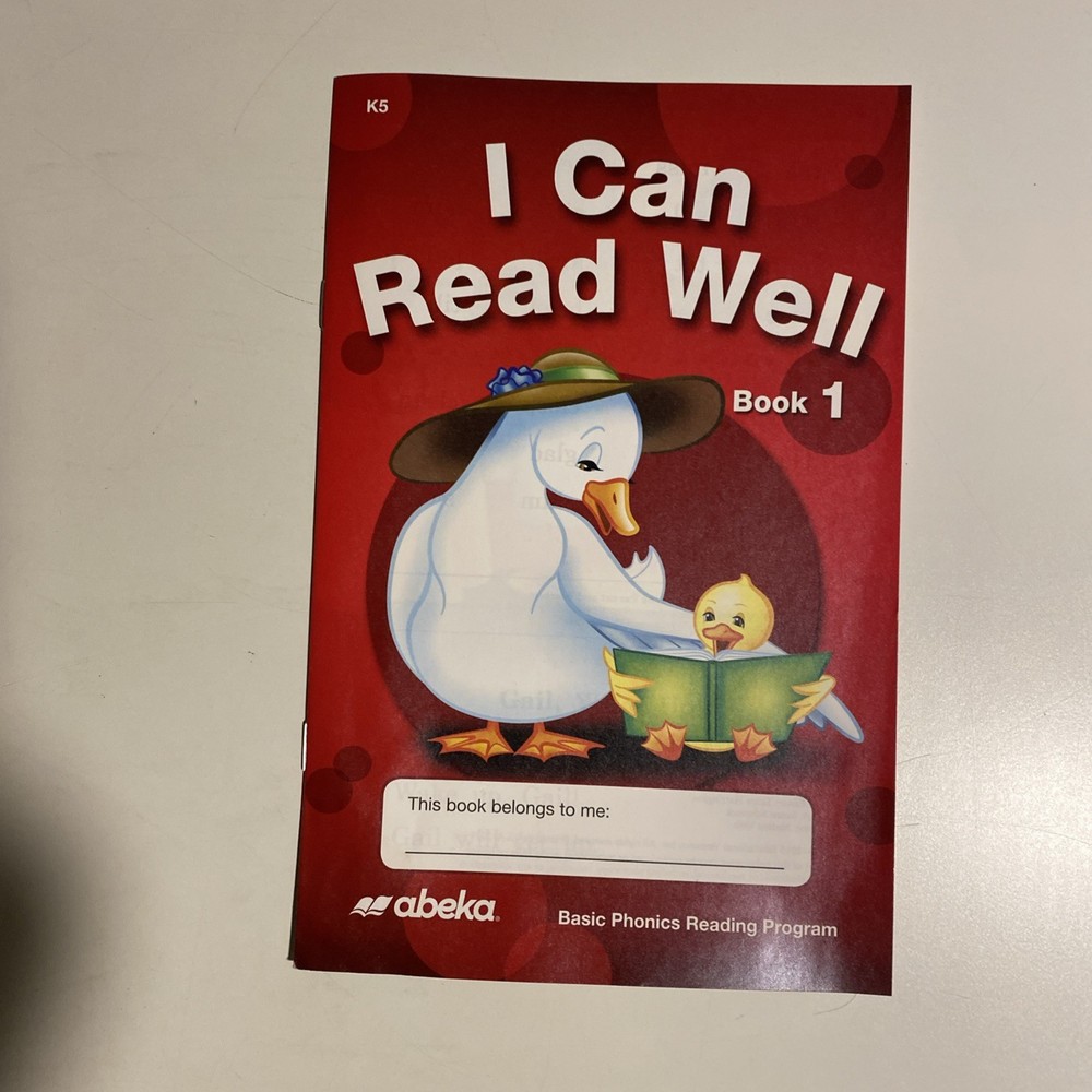 Abeka I Can Read Well Books 1-5 K5 Basic Phonics Reading Program