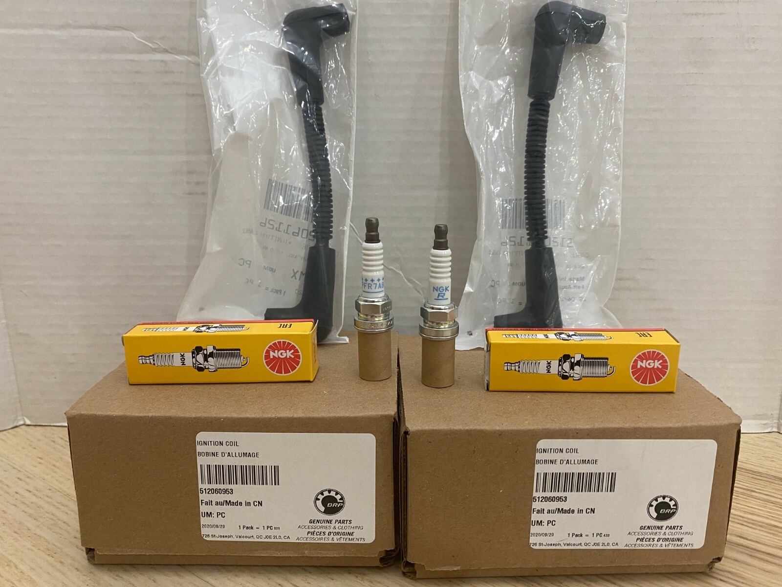 *Brand New* Genuine Skidoo Ignition Tune Up Kit 800 ETEC Plugs + Coils + Cables 