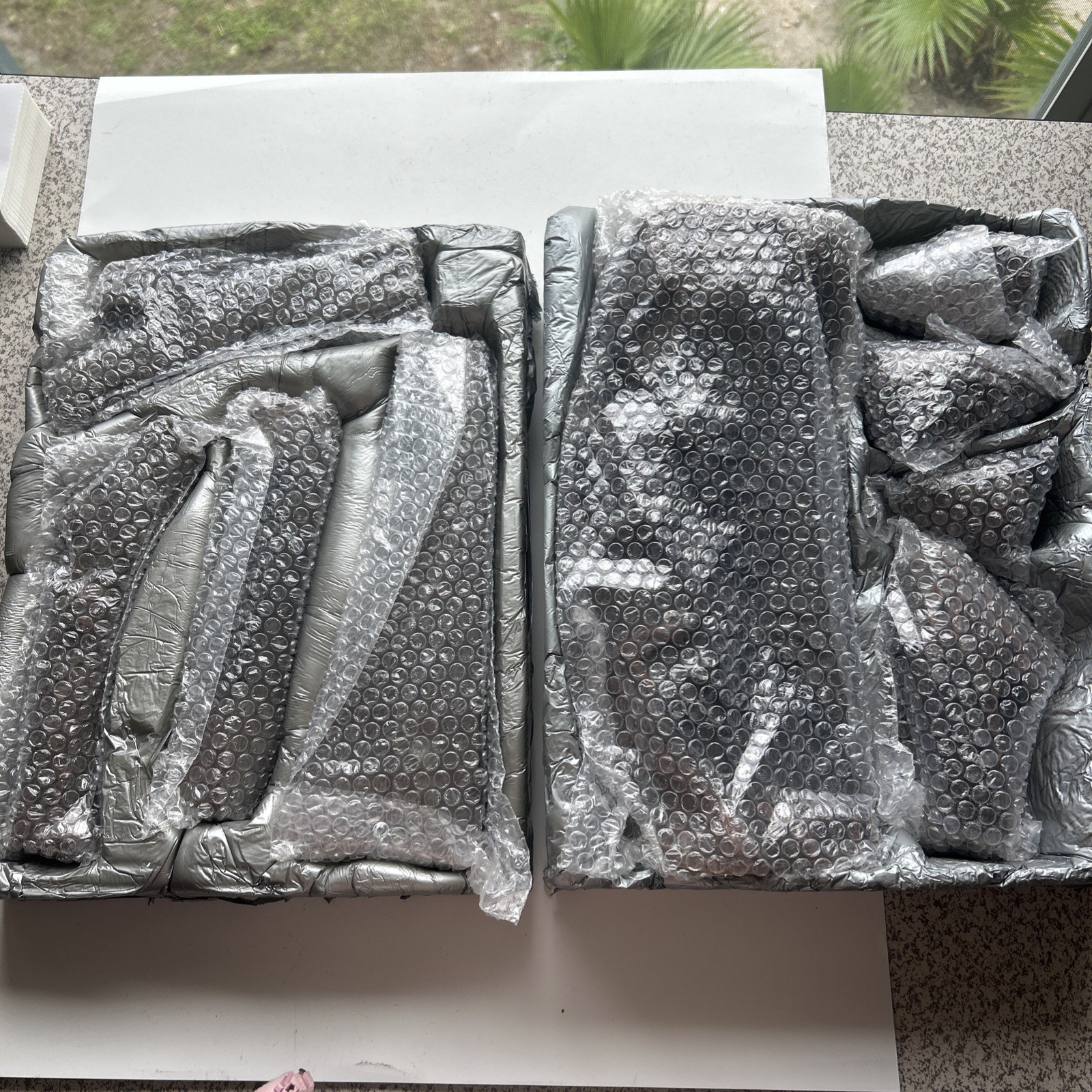 Stanbroil Large Ceramic Gas Logs, 9 Piece Set of Decoration Ceramic Wood