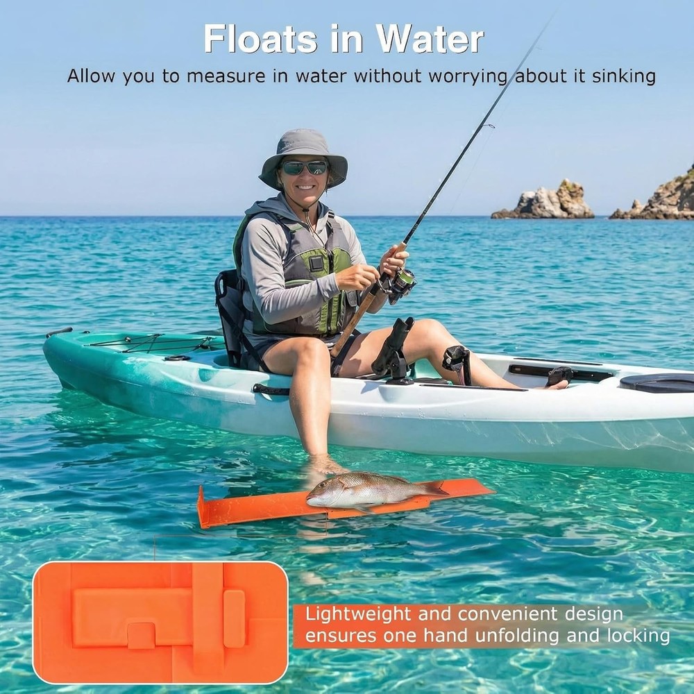 Foldable Fish Measuring Board Floating Ruler