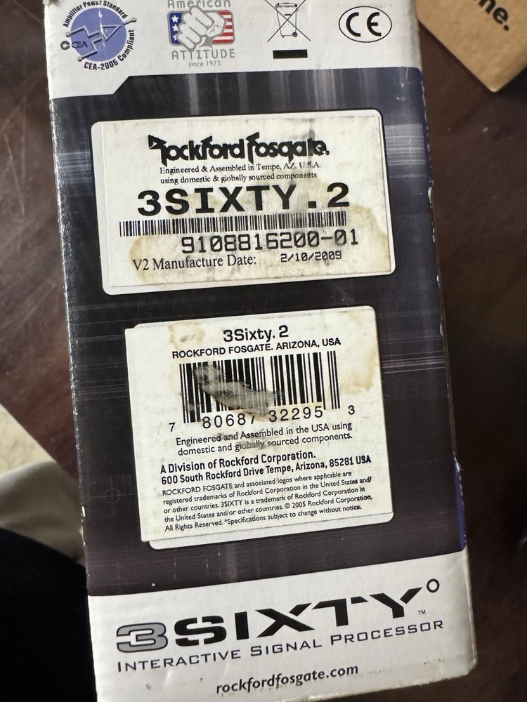 Rockford Fosgate 3SIXTY.1 Interactive Signal Processor