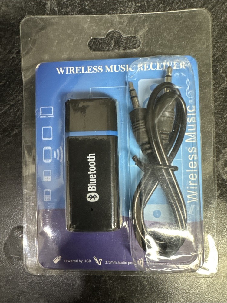Wireless Bluetooth Music Receiver Model YET-M1 Auxiliary Port Input ￼