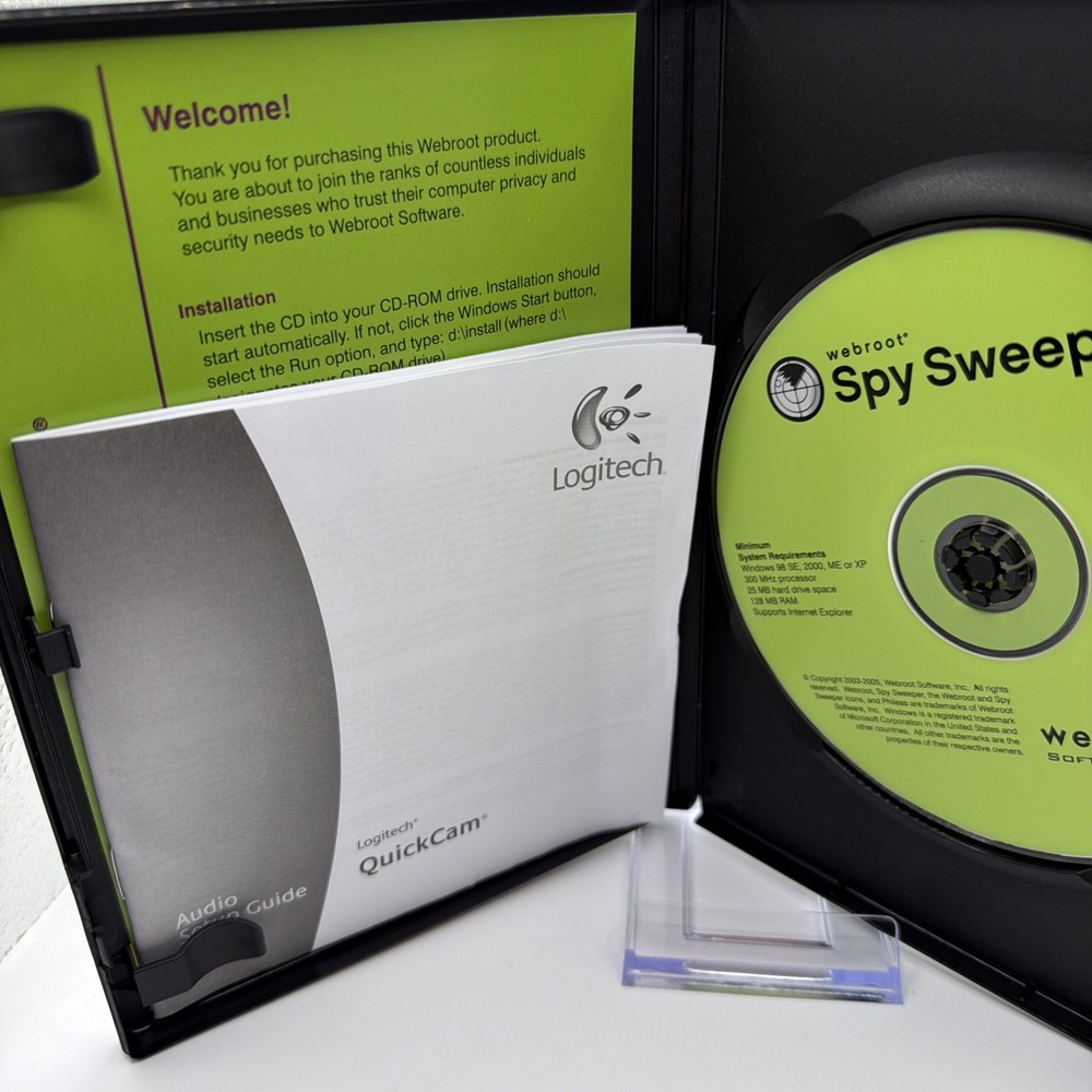 Webroot Software, Spy Sweeper, Windows, 2003-2007 (Excellent CD-Rom, With Code)