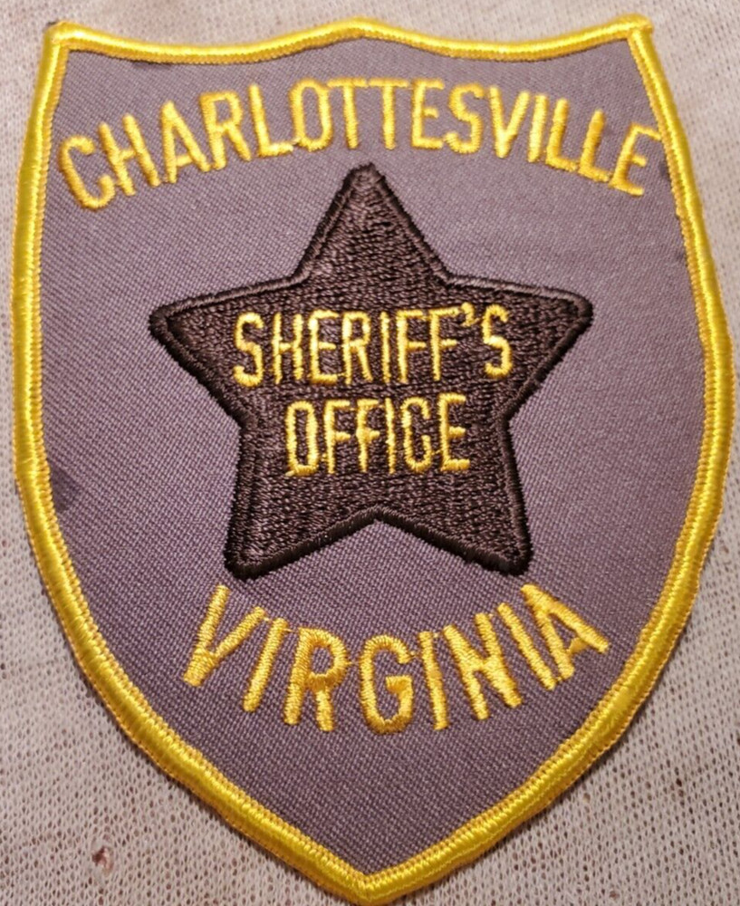 VA Charlottesville Virginia Sheriff Patch