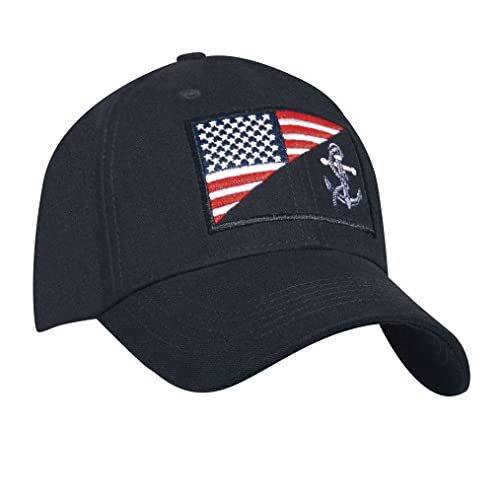 Rothco US Navy Anchor Flag Low Profile Cap 10169