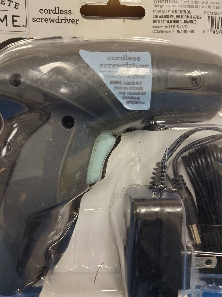 Complete Home Cordless Screwdriver Rechargeable Battery Power Tool Driver Bits