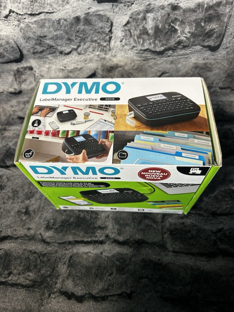 Genuine DYMO LabelManager Executive 640CB Portable Compact Label Printer NEW