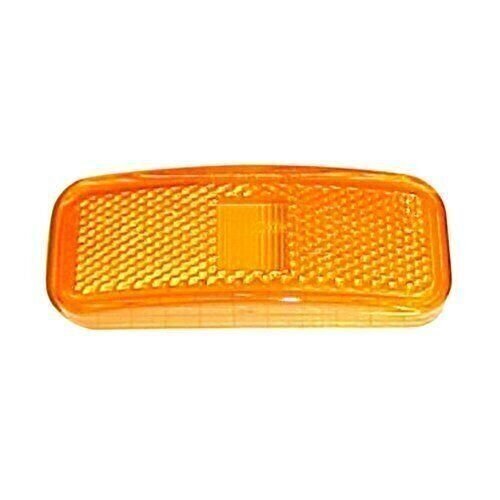 Optronics A-44ABP Amber Replacement Lens for Rectangular Marker/Clearance Light