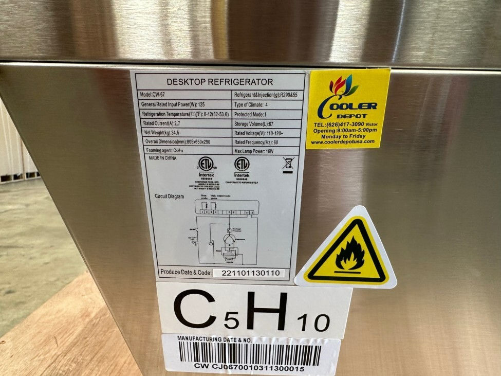 NEW 32" 8 Pan Countertop Refrigerated Prep Table Sandwich Topping Sauce NSF