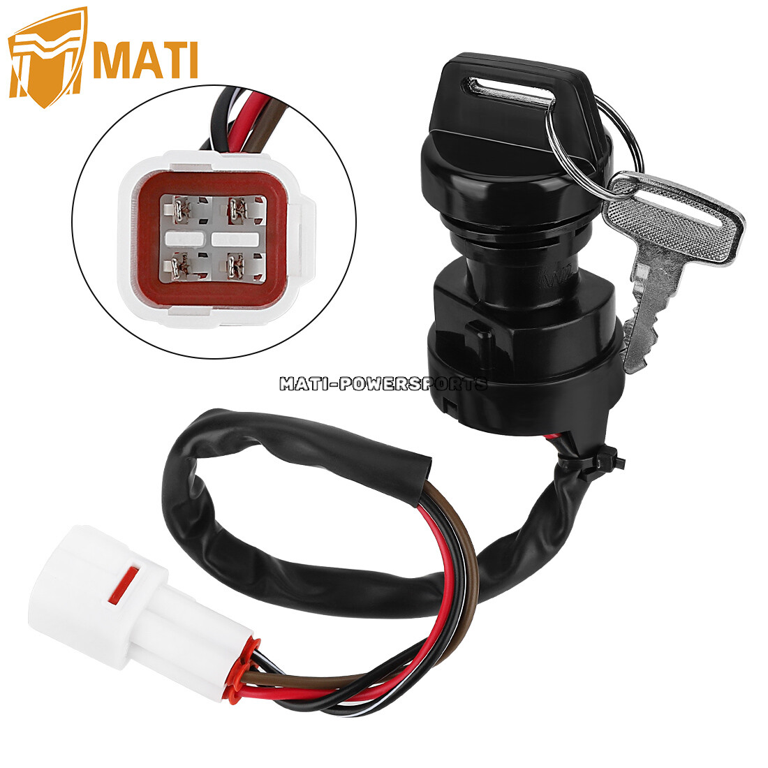 Ignition Key Switch for Yamaha Grizzly 600 YFM600F 4x4 1998 1999 2000 2001