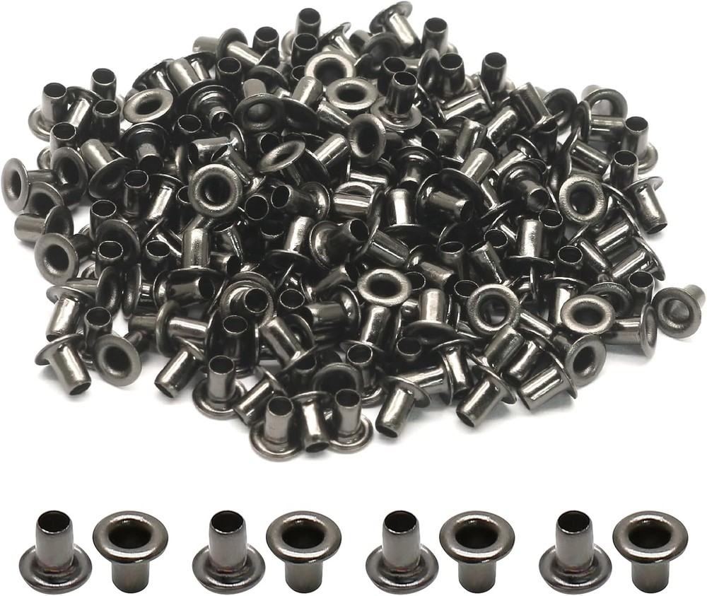 Tiny Grommets Eyelets Self Backing 2mm 200 Pack