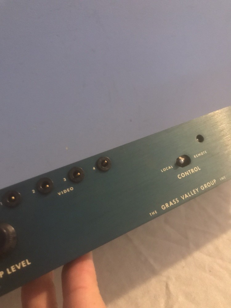 GRASS VALLEY California Model 711B Processing Amp Amplifier UNTESTED