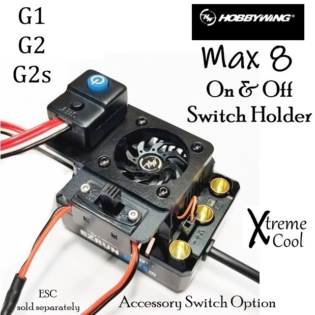 RCP Xtreme Cool Hobbywing Max 8  Ultimate Accessory Switch Plate System