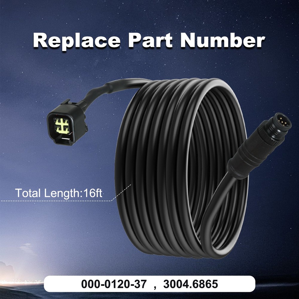 16FT Engine Interface Cable NMEA2000 Network Kit for 2006-2023 Yamaha