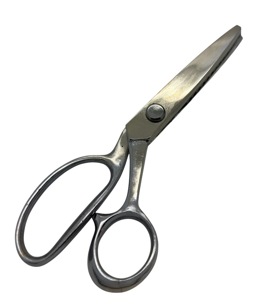 8" Pinking Shears Stainless Steel Crafting Cutting Scissors Zig Zag Pattern