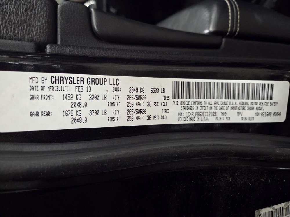 Camera/Projector Camera Front Fits 14-15 GRAND CHEROKEE 1543643