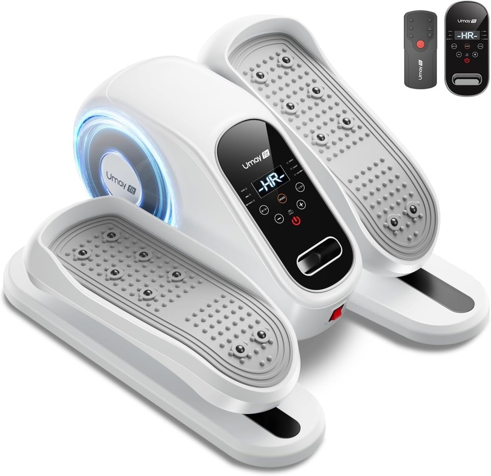 Under Desk Elliptical Machine Leg Exerciser For Home With Remote Control