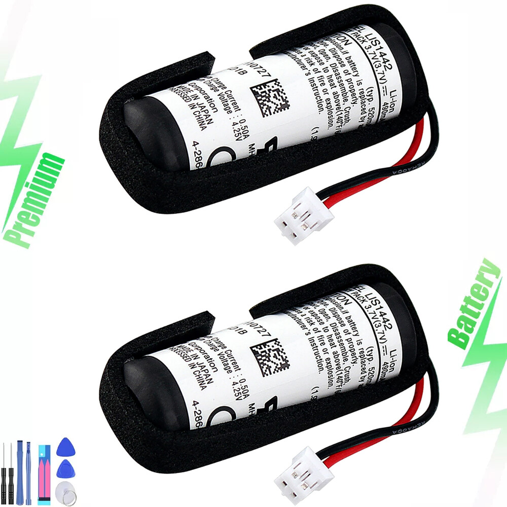 2PCS LIS1442 Battery for Sony PS3 Playstation 3 Move Navigation Controller