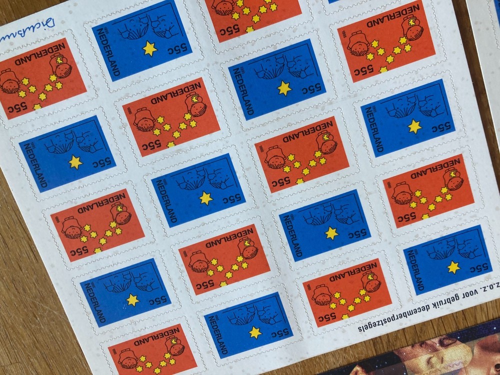 Netherlands multiple complete mnh christmas stamp sheets pristine