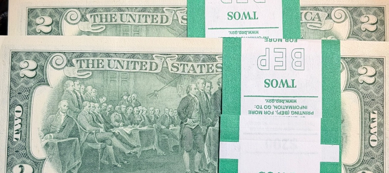 2017A Two Dollar Star Note Lot of 1 Note New York Star Note Total Print 3.392