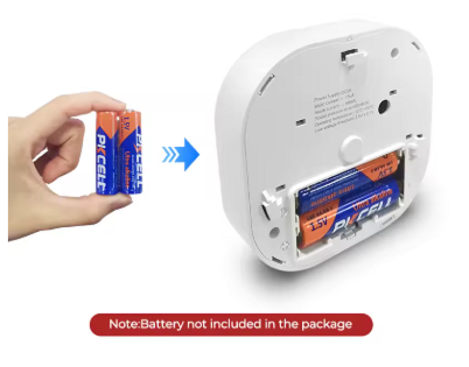 Smoke Detector, 2 in 1 & Smoke Alarm,Fire Detector Home Security Smoke Detecto