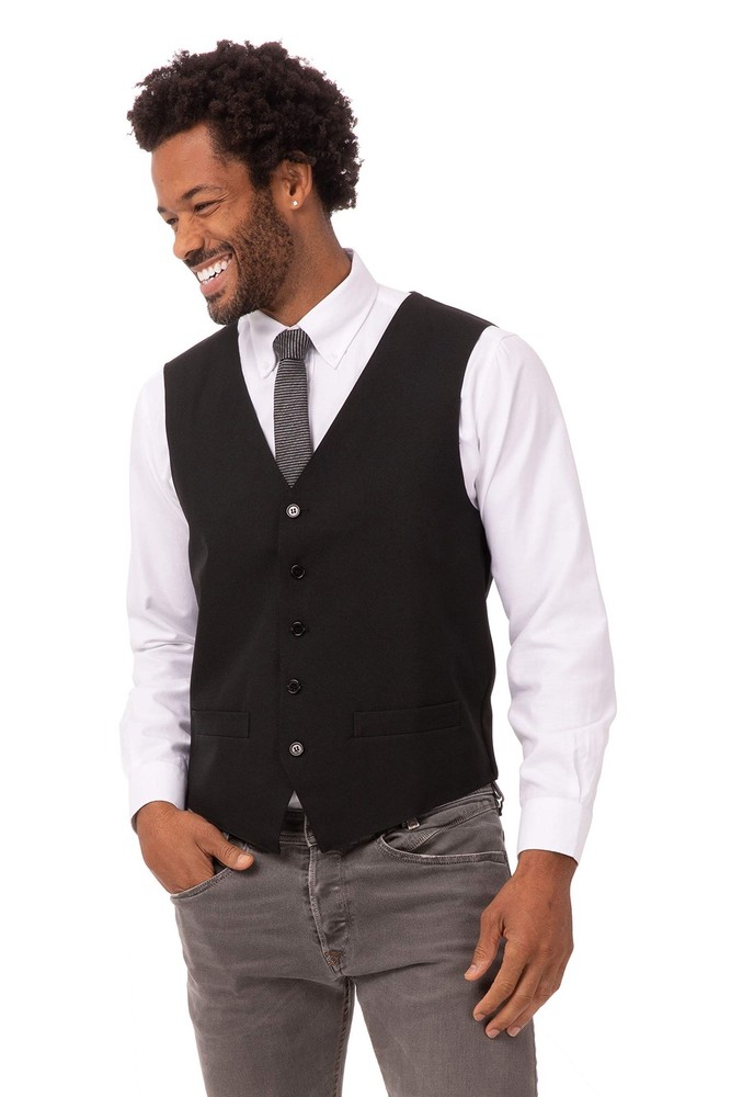 Men's Essential Vest, Black, Medium