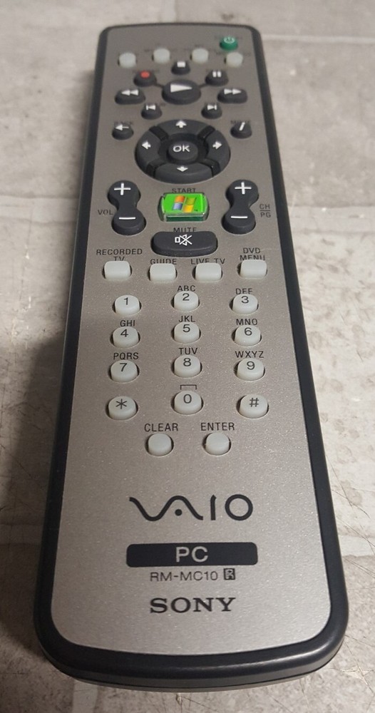 Sony VAIO RM-MC10 Remote Control NO BATTERIES