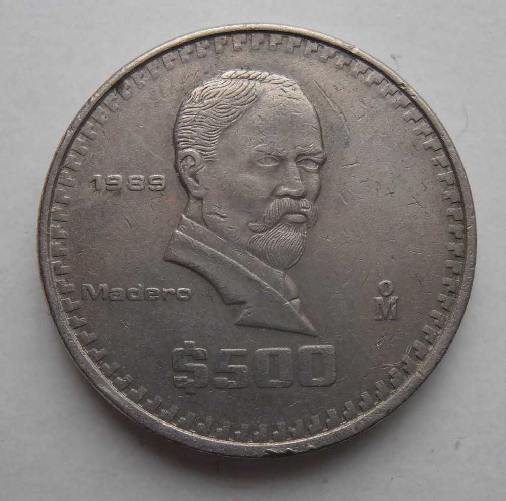 MEXICO 500 PESOS 1989