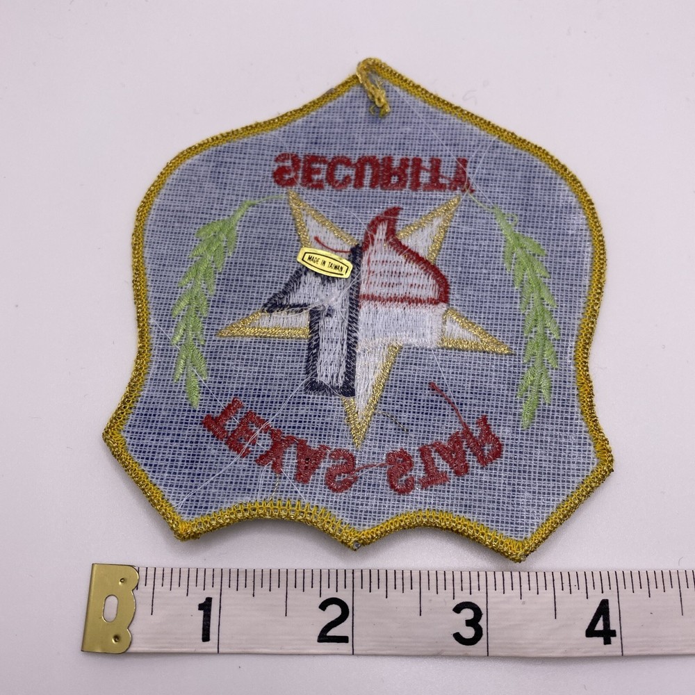 Texas Star Security, Embroidered Patch Crest Emblem