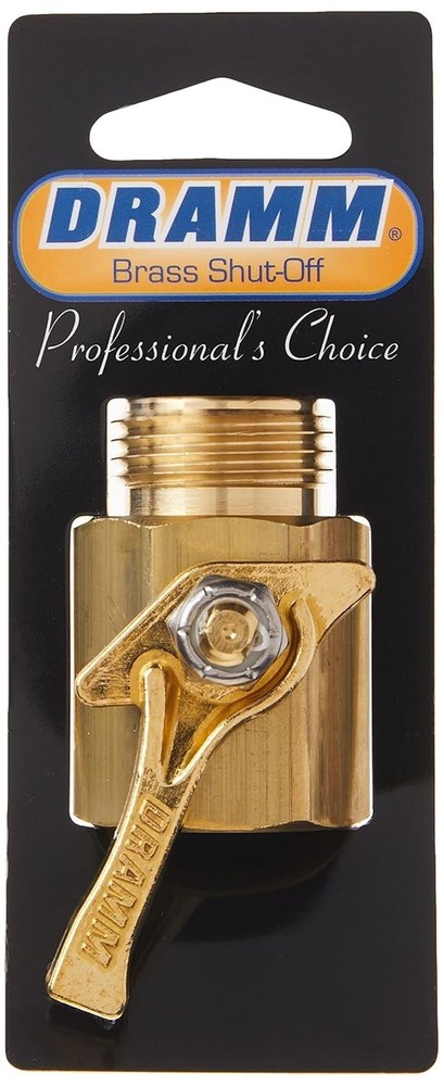 Durable Brass Shut-Off Valve - Full Flow Construction