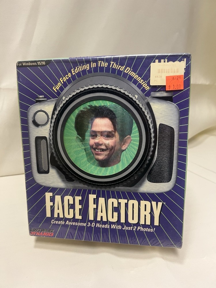 Rare Face Factory BIG BOX PC Software Games SEALED