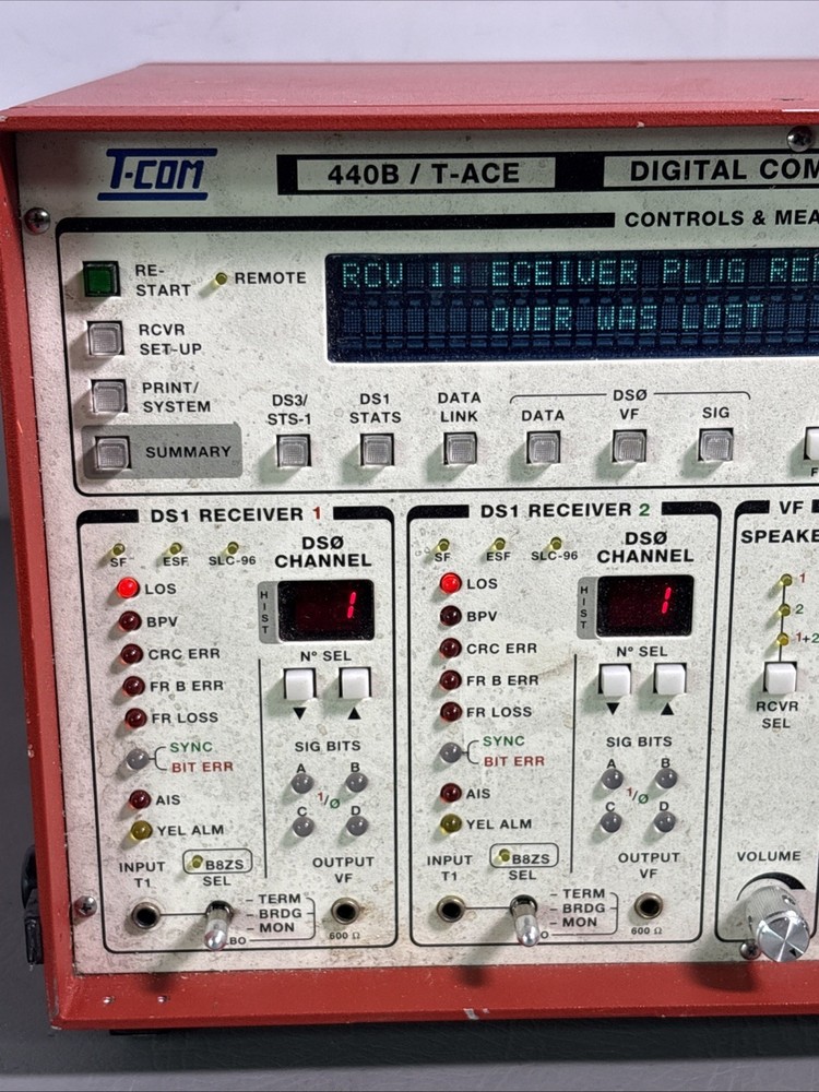 T-Com 440B/ T-ACE Digital Communication Test Set / UNTESTED