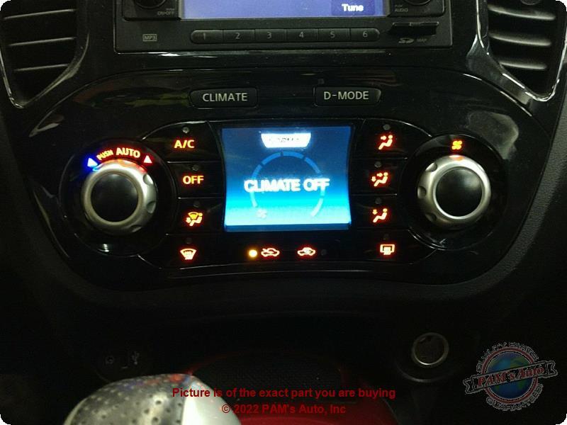 Used A/C Selector Switch fits: 2014 Nissan Juke automatic temperature control AT
