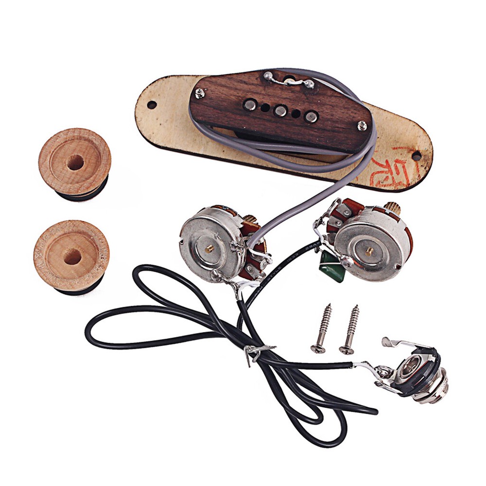Pickup Pre- Maple for 3-String Box Guitar Replacement
