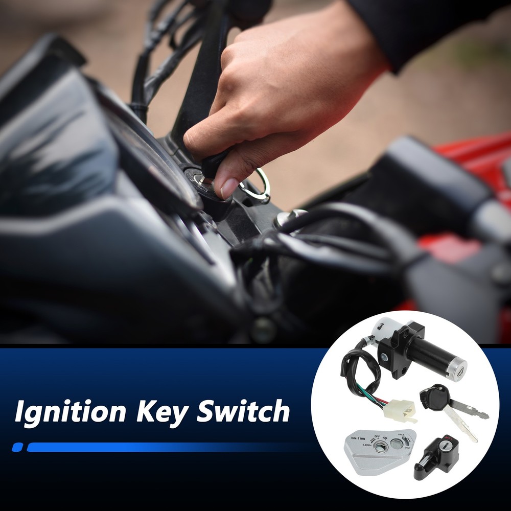Motorcycle Ignition Key Switch Set for Hawk 250 for TBR7 Ignition Switch Lock