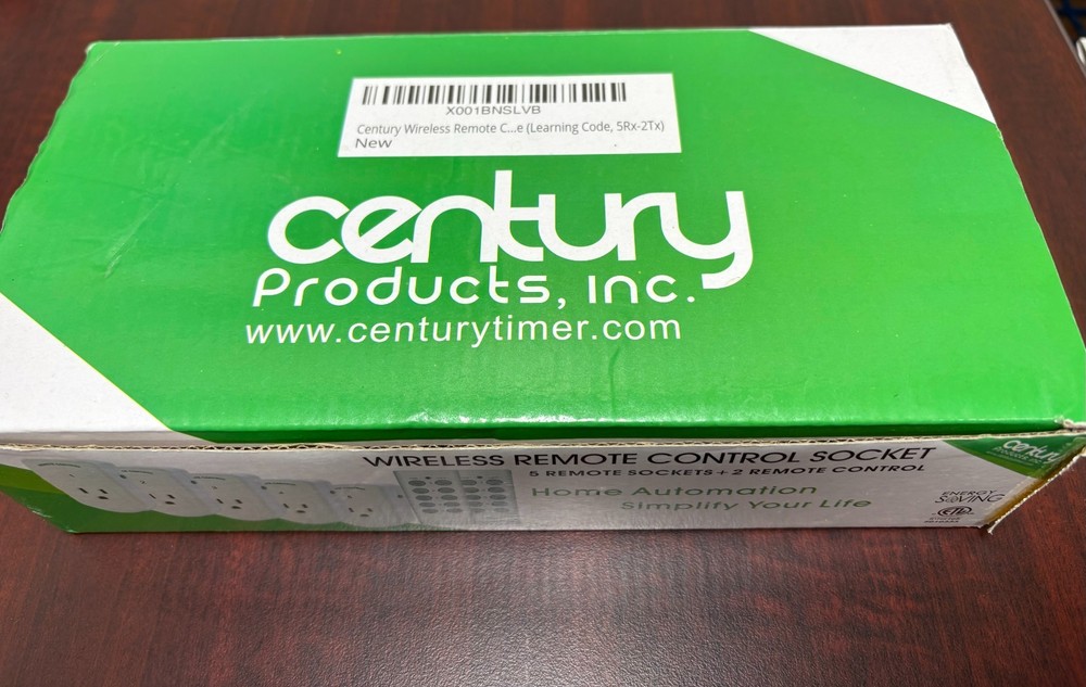 century wireless 5 remote sockets 2 controls