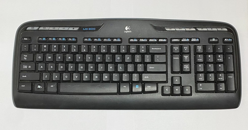 Logitech MK300 Wireless Keyboard No Receiver Untested